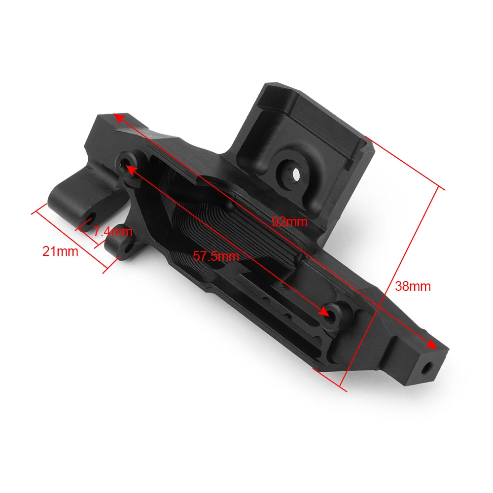 AXSPEED TRX4 Motor Mount Heat Sink Base Gear Cover Gearbox Radiator for 1/10 TRX-4 TRX6 RC Crawler Car Upgrade Parts