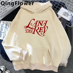 Lana Del Rey Harajuku śmieszne kreskówki estetyczne bluzy damskie Ullzang graficzne Hip Hop bluza Anime Streetwear z kapturem kobiet