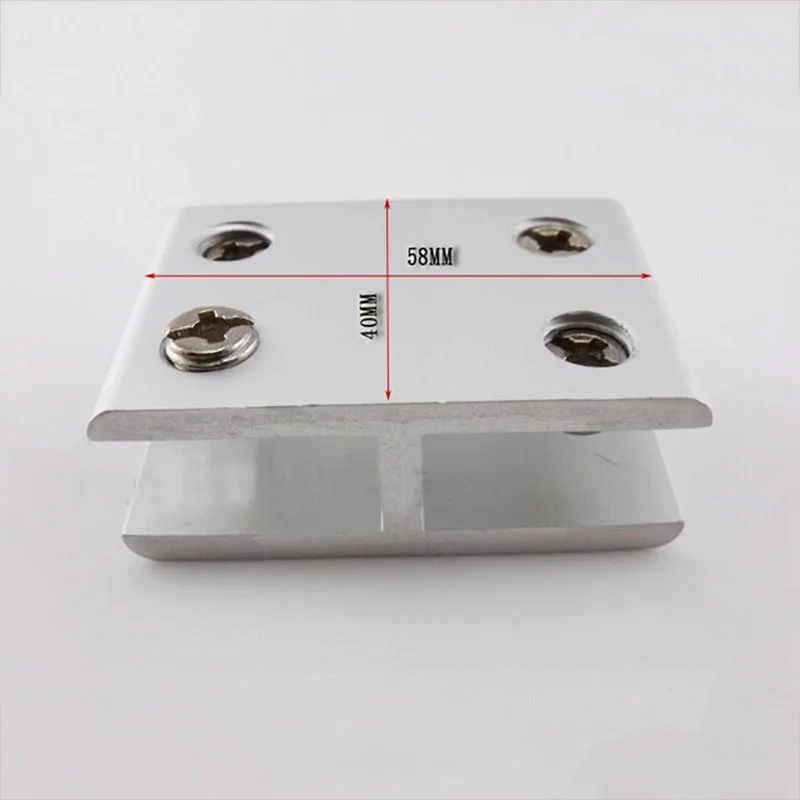 Brand New 10PCS Aluminum Alloy Glass Clamps Acrylic Board Frame Glass Shelves Fixed Holder Brackets Connectors for 10~12mm