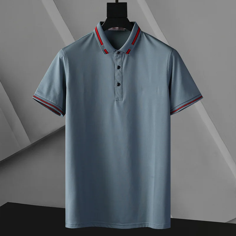 Brand Pop Men's Polo Shirt For Men Desiger Polos Men Cotton Short Sleeve Shirt Clothes Jerseys Plus Size M- XXXL