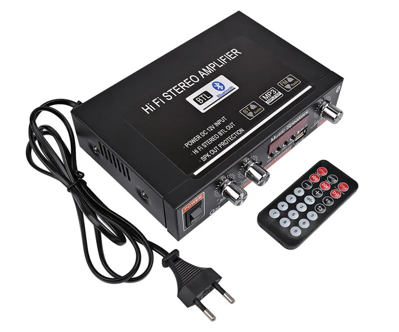 AC110V AC220V G30 18W * 2ดิจิตอลเครื่องขยายเสียงBluetooth HIFIสเตอริโอซับวูฟเฟอร์เครื่องเล่นเพลงFM TF AUX 2.0ช่อง