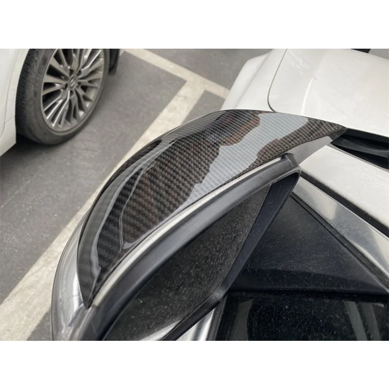 M Look Carbon Fiber Side Wing Rearview Rear View Mirror Cover Cap For Mercedes-Benz W205 W222 W213 W238 X205 C S GLC E Class