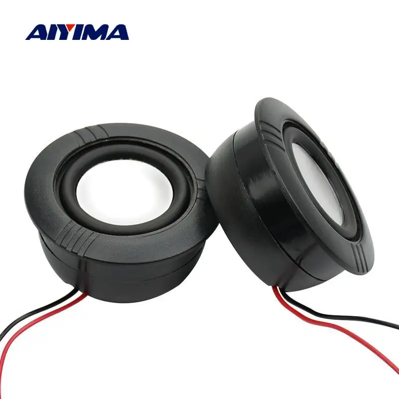 AIYIMA 2Pcs 61MM Portable Audio Full Range Speakers 4 Ohm 3W Loudspeaker DIY Home Theater Mini Sound Speaker