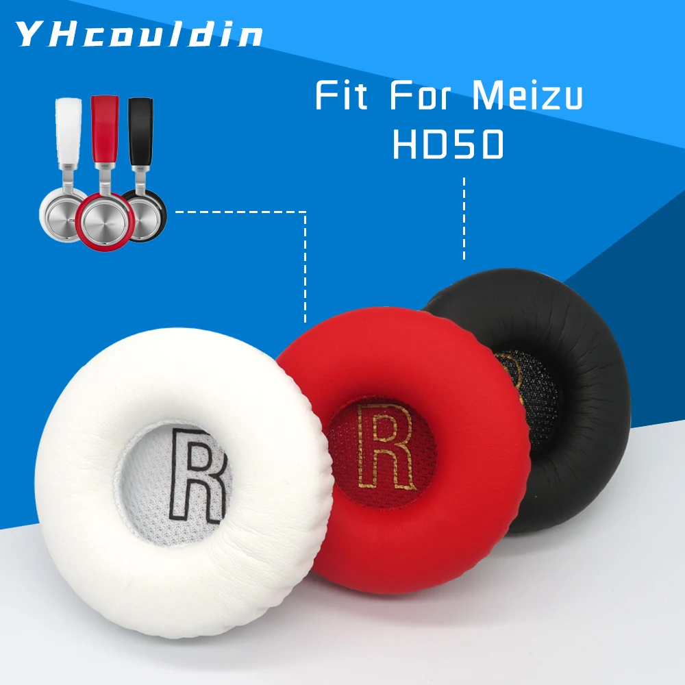 

YHcouldin Earpads For Meizu HD50 Headphone Replacement Accessaries Earmuff Pillow Replacement Ear Pads