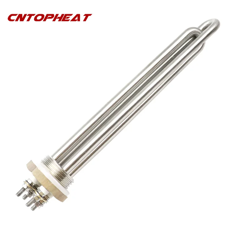 48V 3000W DC Water Heater SUS304 DN25 Immersion Heating Element 1\