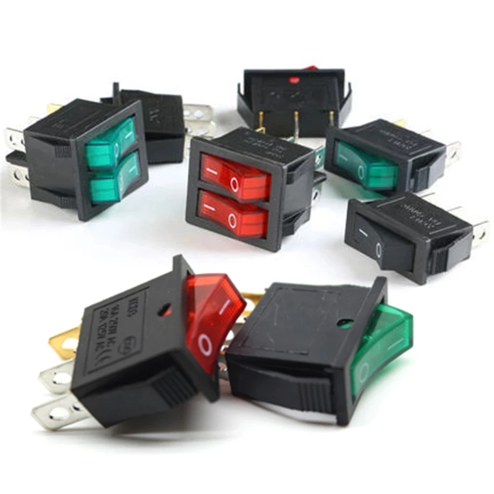 Рисунок 6 - KCD3 Кулисный переключатель ВКЛ-ВЫКЛ-ВКЛ