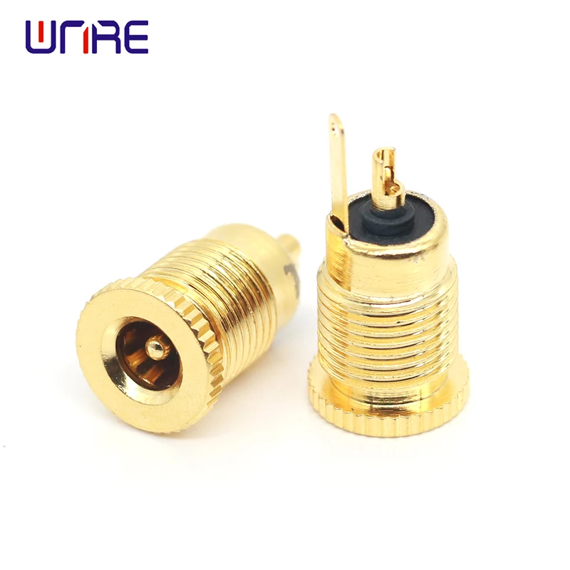 Gold Plated High Duty 15A DC-099 5.5 x 2.1mm 5.5*2.5 DC Power Female Socket Jack Panel Mount Connector Adapter with Transparent 