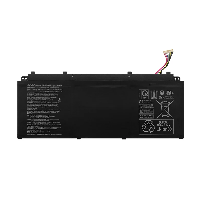 

Новый оригинальный аккумулятор для Acer Aspire S5-371 S5-371T Chromebook R13 (CB5-312T) Predator Triton 700 (PT715-51) AP15O5L AP15O3K