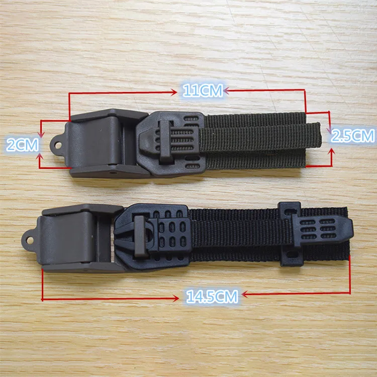 Nosidełko dla dziecka quick release klamra z klamrą z klamrą klamra do torby z akronimem Shoelace lock Kompression buckle