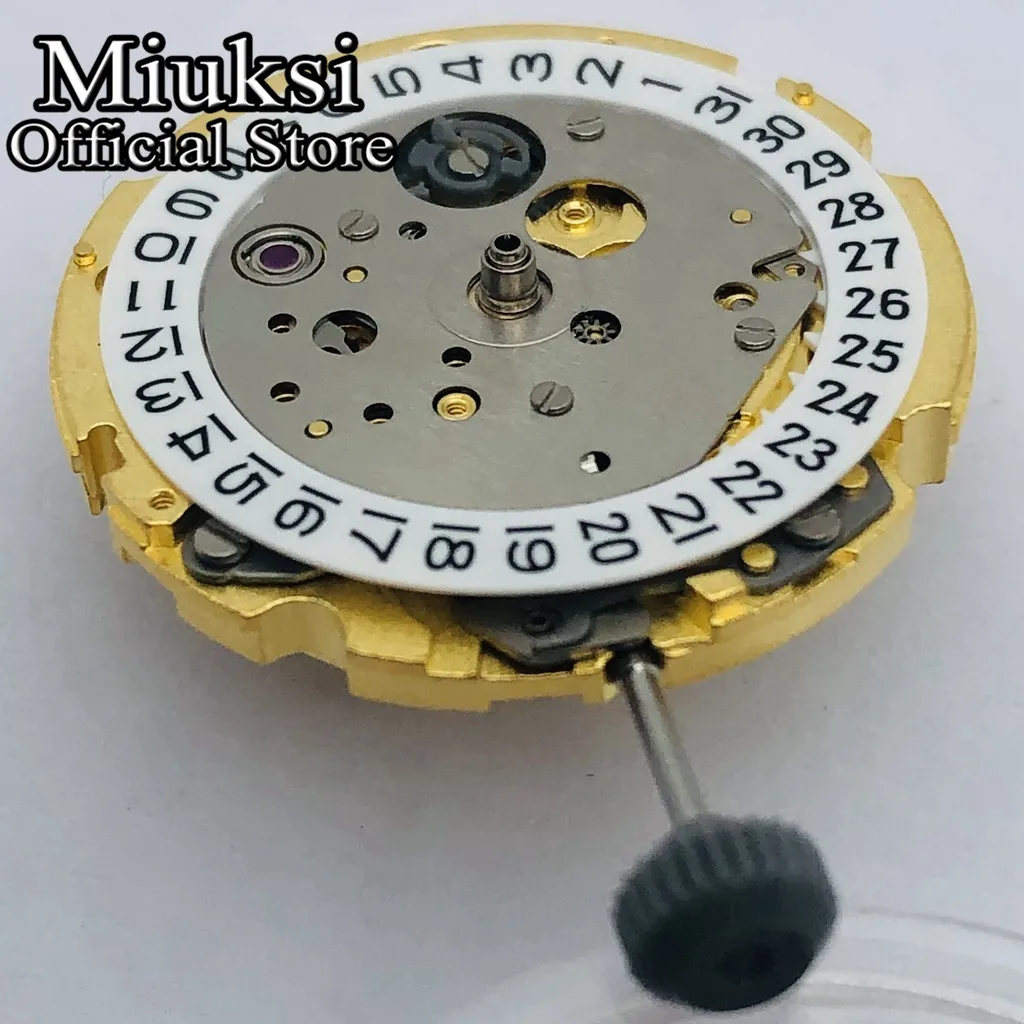 Brand new original gold Miyota 8215 21 jewels automatic mechanical date movement watch movements