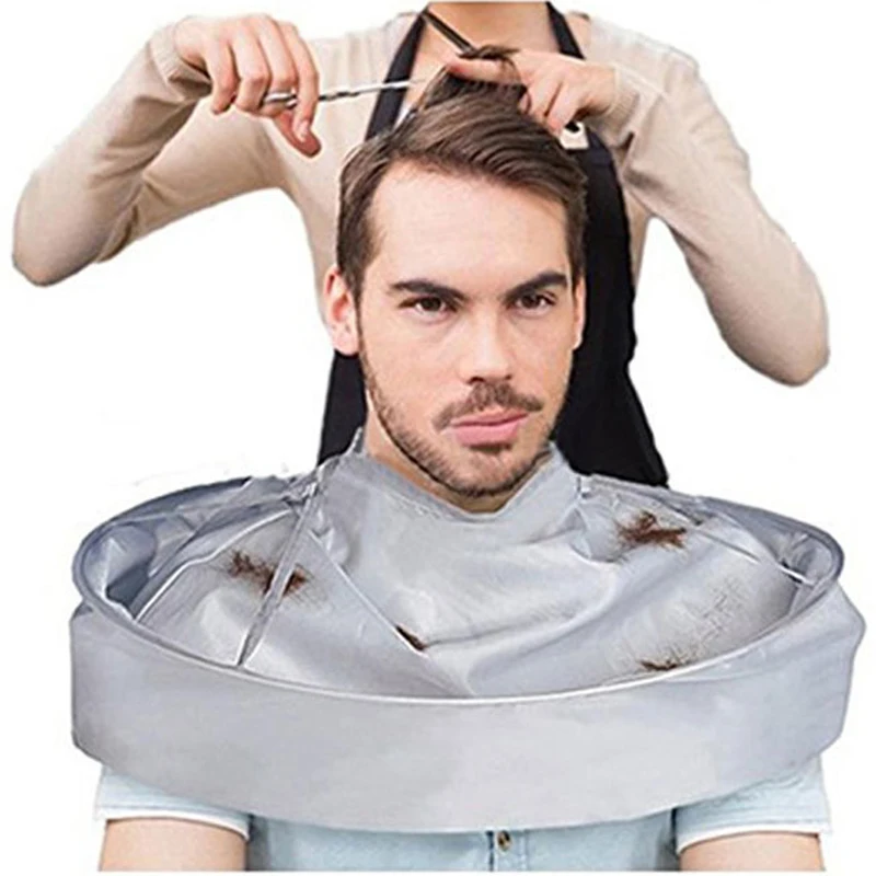 Adult Hair Cutting Umbrella Cape DIY Hair Cutting Apron Salon Barber Home Stylists Hair Cutting Coat Cloak Barber Hair Accessory