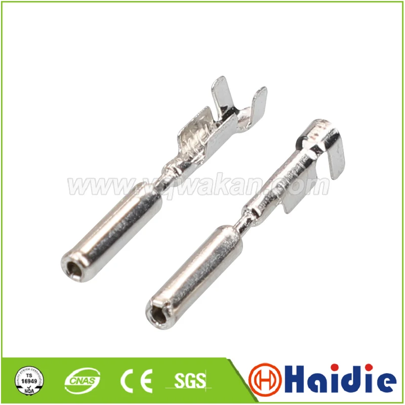 

50pcs auto terminal for elecetric connector, small round crimp pins electric loose terminals for DJ224-0.8A