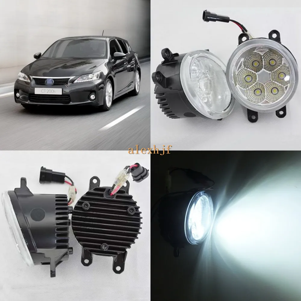 

July King 18W 6500K 6LEDs LED Daytime Running Lights LED Fog Lamp case for Lexus CT200h 2011-2014, over 1260LM/pc