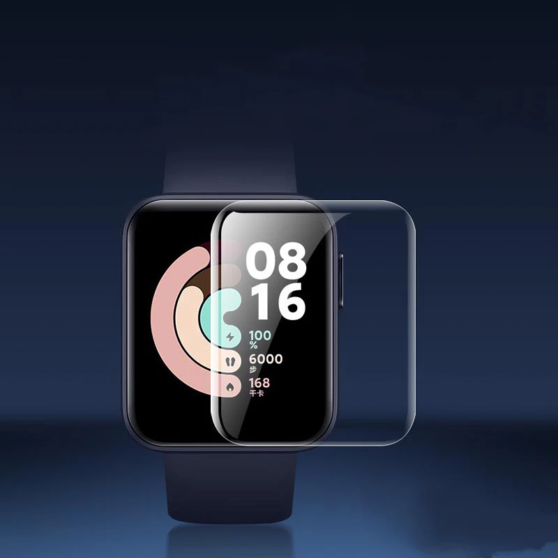 2 pçs para xiaomi redmi assistir filmes protetores relógio inteligente macio hidrogel cobertura completa protetor de tela acessórios