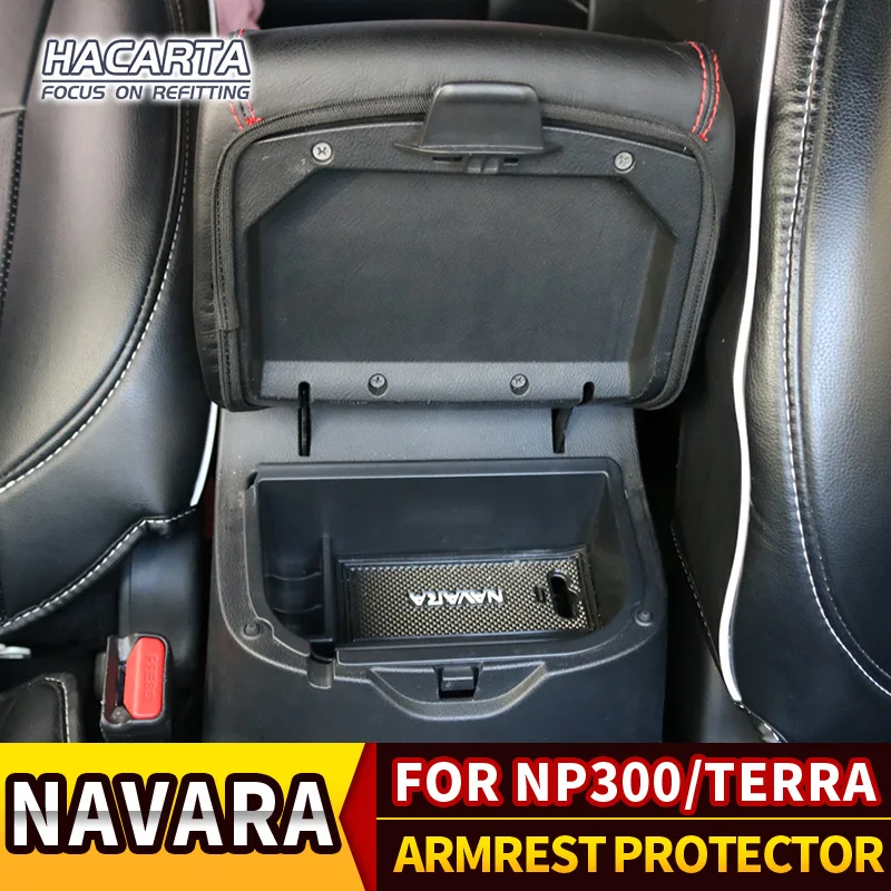 Armrest Mat Universal Interior Auto Armrests Storage Box Mats Dust-proof Cushion Cover Armrest Protector for NAVARA NP300 TERRA