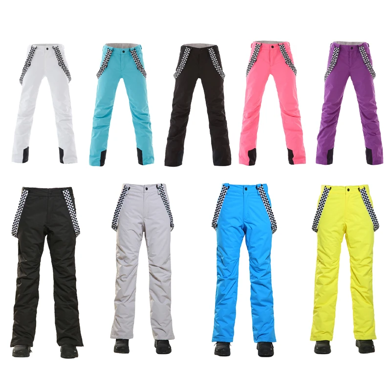 

Men and Women's Waterproof Strap Pants, Outdoor Sports Belt Trousers, Snowboarding, Ski Wear Bibs, High Quality, Winter