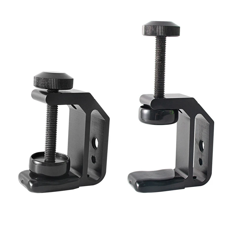 Desktop C-Type Clamp Heavy Duty Adjustable Desk Fixed Holder Clip For Camera Photography Studio Light Support Stand Clip Bracket