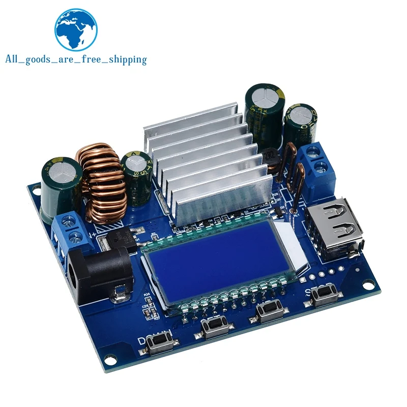 TZT 1/3PCS SK35L DC 0,6-30V 4A 35W 5V 6V 9V 12V 24V Boost/Buck CC CV Geregeltes Einstellbares DC-Stromversorgungsmodul – Detail 11