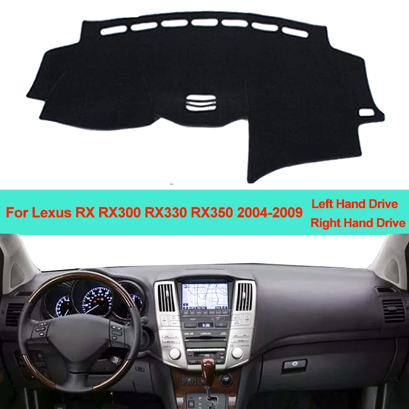 Car Inner Dashboard Cover Dash Mat Carpet Sun Shade For Lexus RX RX300 RX330 RX350 2004-2007 2008 2009 Harrier 2004-2012 2013