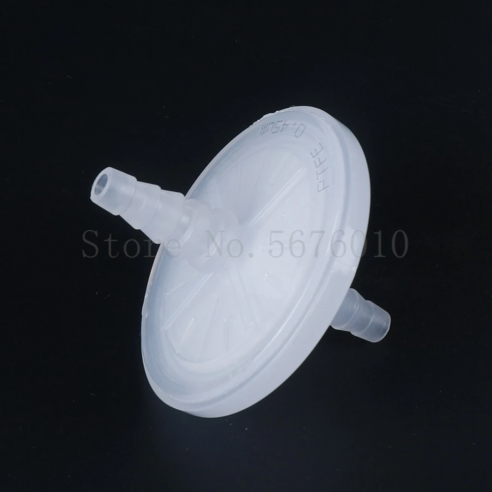 5pcs Outer DIA 50mm  0.22um Disposable Air Filter Oxygen filter,In-line bacterial filter,Used for Lab atomizer etc