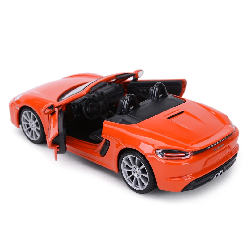 Bburago 1:24 Porsche 718 Boxster Sport Auto Statische Gegoten Voertuigen Collectible Model Auto Speelgoed