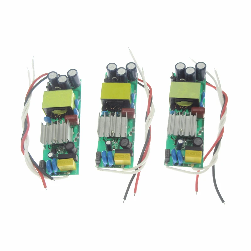 1-10pcs 20W-60W LED Driver no flicker High Quality 20W 30W 36W 40W 48W 50W 60W Lighting Transformers For LED Lamp Power Supply