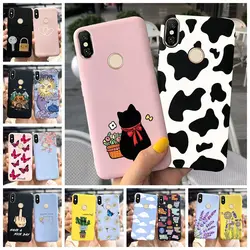 TPU Silicone Case For Xiaomi Redmi S2 Cover Cute Cartoon Milk Cow Soft Phone Case For Xiaomi Redmi Y2 Y 2 S2 RedmiS2 Matte Funda