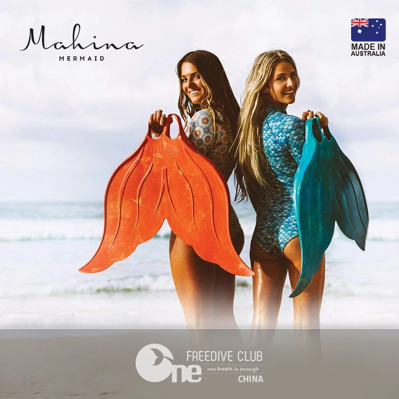 Mahina professional Mermaid flippers training, Australia