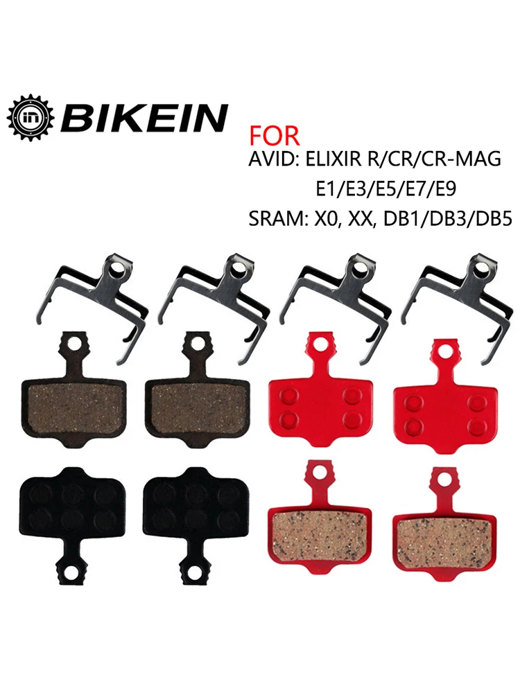 AliExpress NONE 4 Pairs Resin/ceramic/Full metal Bike Disc Brake Pads For Avid Elixir R/CR/CR-MAG/E1/3/5/7/9 SRAM X0 XX DB1/3/5 MTB Brake Pad