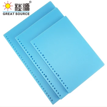 MQQ B5 journal cover PP color cover 26 hole binder ring Notebook cover Shool office file cover cover (8pcs)