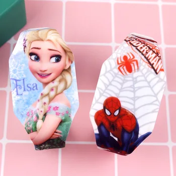 슈퍼 히어로 발광 어린이 시계, 소녀 만화 패턴 공주 엘사 겨울왕국 어린이 시계, Reloj Infantil 손목시계