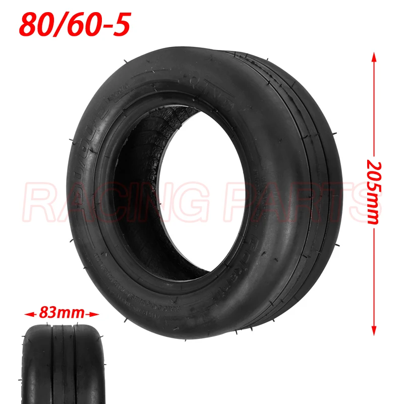 

80/60-5 Wheel Tubeless Tire for Ninebot Mini Pro Karting Front Wheel Tire Electric Children's Go Kart Wheel