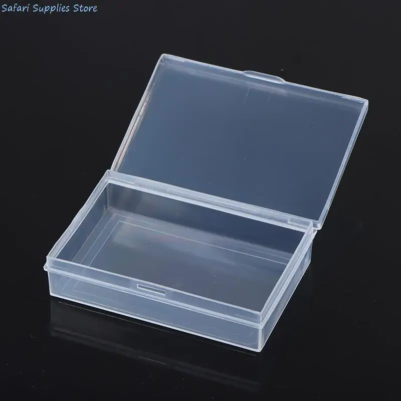 Caja de plástico para cartas, contenedor de almacenamiento de PP, embalaje de póker, 9,2x6,2 cm