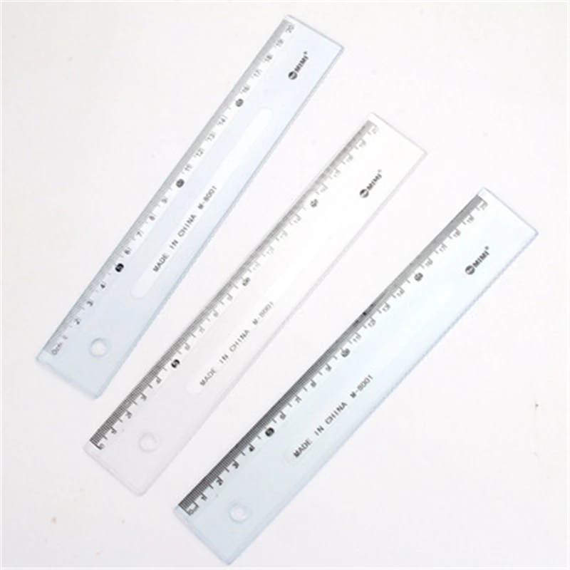 P5 stationery 20 30cm ruler long plastic transparent ruler stationery ruler Stationery office supplies for students statione