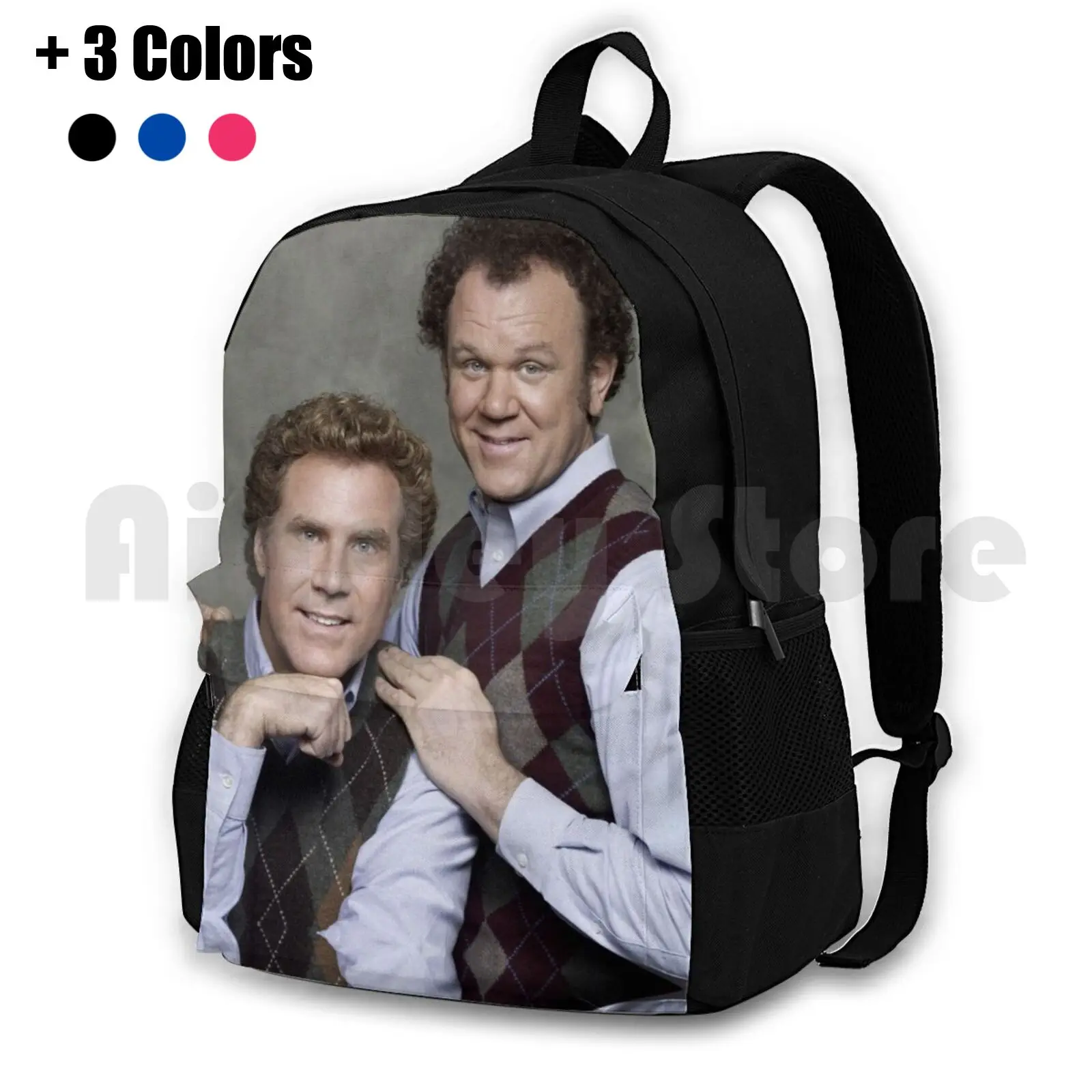 Step Brothers Outdoor Hiking Backpack Waterproof Camping Travel Step Brothers Will Ferrell Movie Funny John C Reilly Comedy