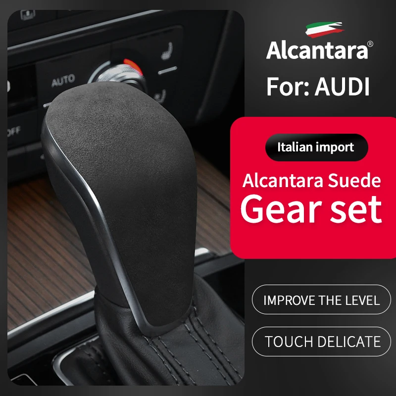 

for 2015-2018Audi A7modified Alcantara fur gearA6/A6L/ gear rod head cover gear to protect the shell cover high-grade modifica