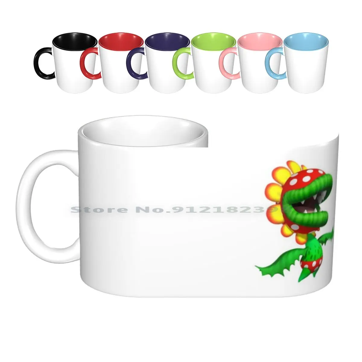 Petey Piranha Plant Ceramic Mugs Coffee Cups Milk Tea Mug Petey Piranha Piranha Plant Piranha Piranha Plant Sunshine Bros