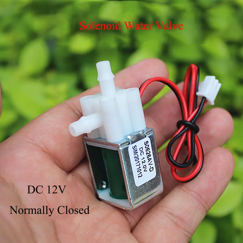 คุณภาพสูงขนาดเล็ก Solenoid วาล์ว Solenoid วาล์วปกติปิด DC 12V ไฟฟ้า Vent วาล์วสำหรับรดน้ำสวน