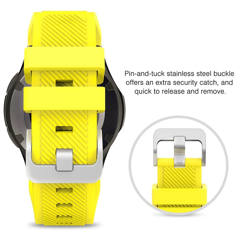 สายนาฬิกา22มม.สำหรับ Samsung Galaxy นาฬิกา46มม.3 45มม.เกียร์ S3 Frontier Band สร้อยข้อมือสำหรับ huawei GT 2 46มม./GT2/2e/สาย Pro