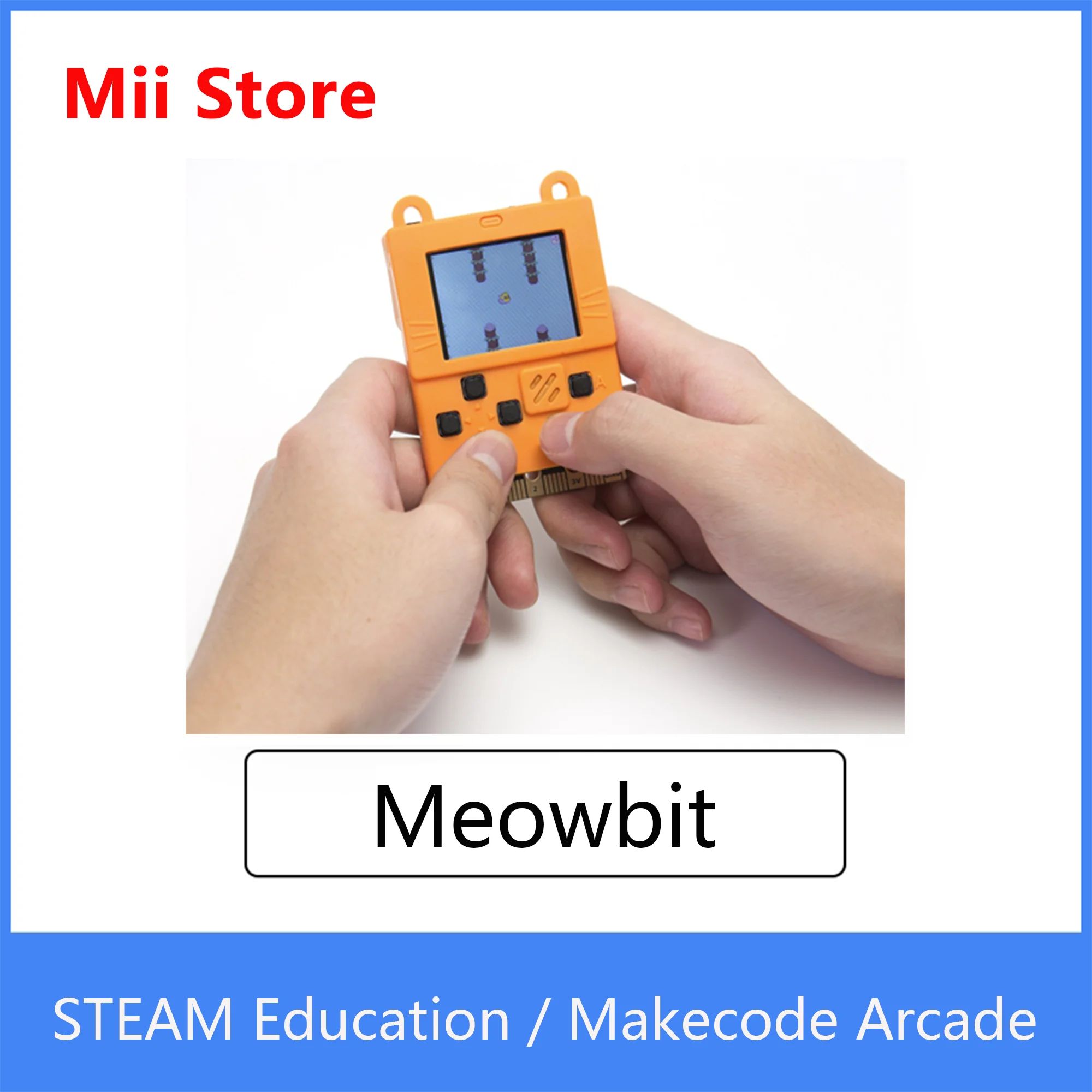 STEAM Education Kittenbot Meowbit, With Microsoft Makecode Arcade Python Grahical Programming Building Blocks Toys For Children