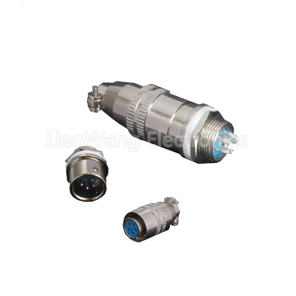 5 PIN 12mm XS12-5 Screw Aviation Connector Plug,XS12J5Y,XS12K5P,The aviation plug Cable connectors,AC/DC circuit