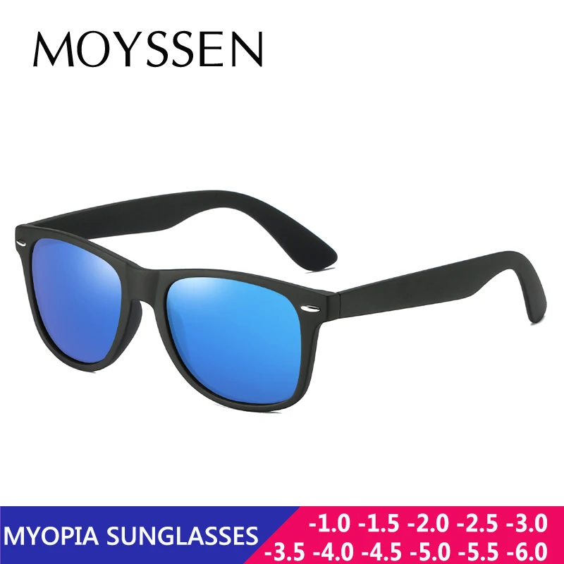 Men Brand Design Classic Polarized Rivet Myopia Sunglasses Women Driving Prescription Sun Glasses Oculos De Sol -1.25 -2.0 -2.75