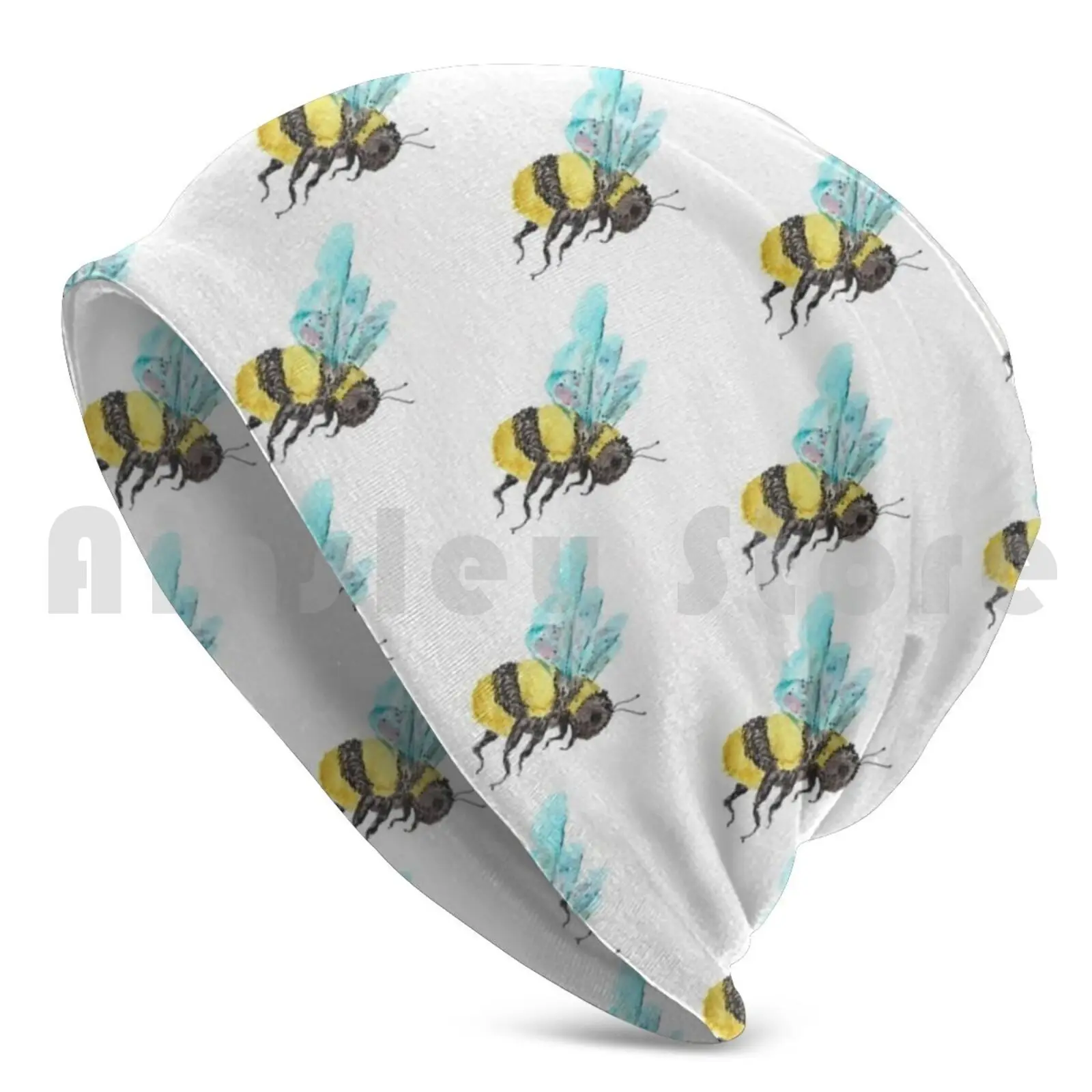 Bee Bee Bumble Bee Beanies Pullover Cap Comfortable Bumblebee Honeybee Bumblebee Art Bee Bee Art Bugs Bug Bug Art