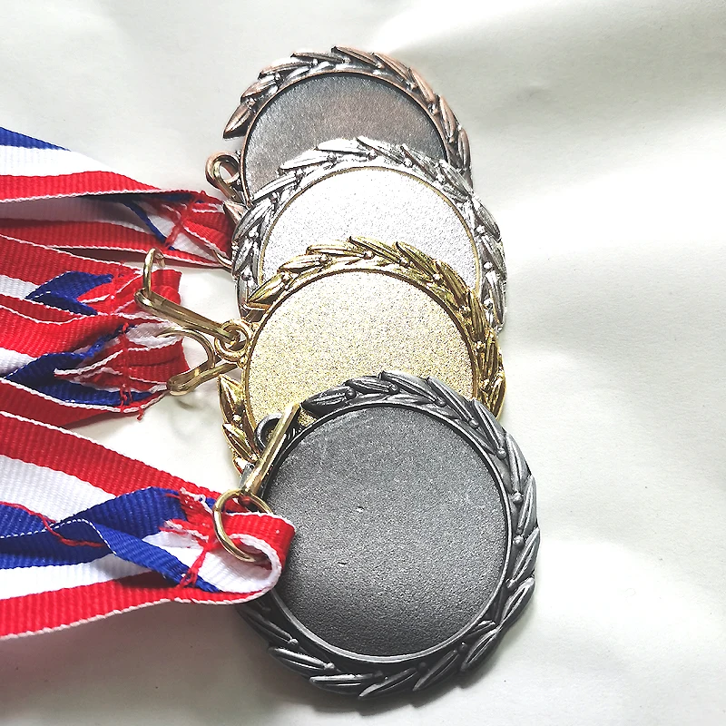 4 Color Badminton Medal Game MedalGold Color Medal And Silver Color Medal and Branze Color Meda 5.0 cm