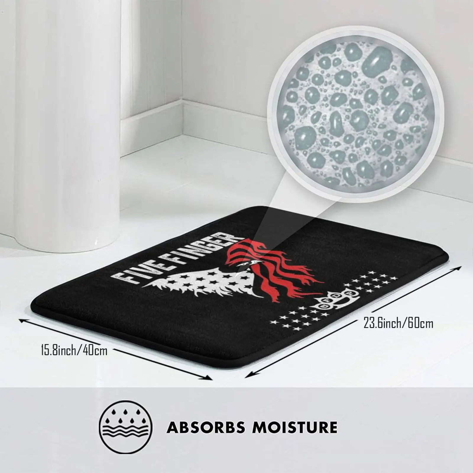 خمسة أصابع الهيكل العظمي الموت لكمة هدية السجاد حصيرة البساط وسادة لينة حصلت على ستة أصابع خمسة إصبع الموت لكمة