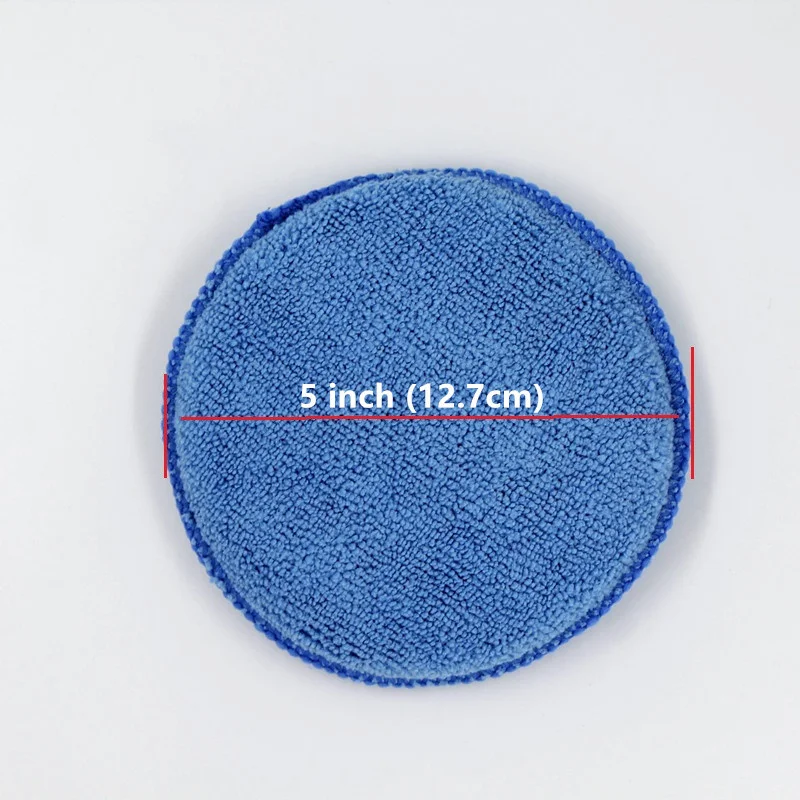 Round Car Waxing Polish Wax Foam Sponge High Density Applicator Pads Cleaning Sponge Auto Detail Washing Car Cleaning Tool