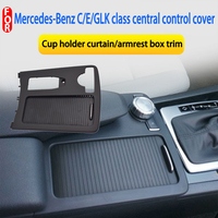 For Mercedes Benz Interior Center Console Cup Holder Cover Armrest Storage Box Rolling Blind Panel W204 W212 W207 C180 E260 E200