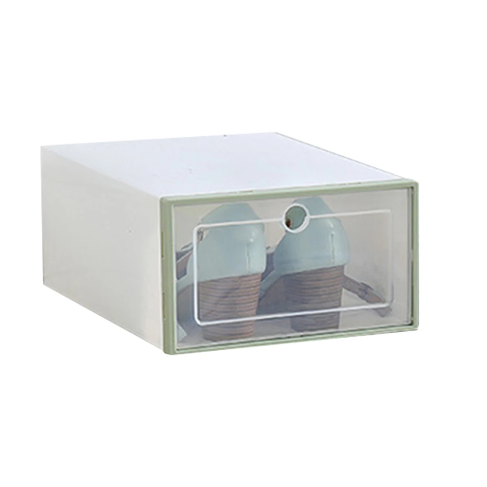 1Pcs Stackable Dustproof Shoes Box Transparent Storage Shoe Box Drawer Organizer Household DIY Shoe Box Drawer Divider Home