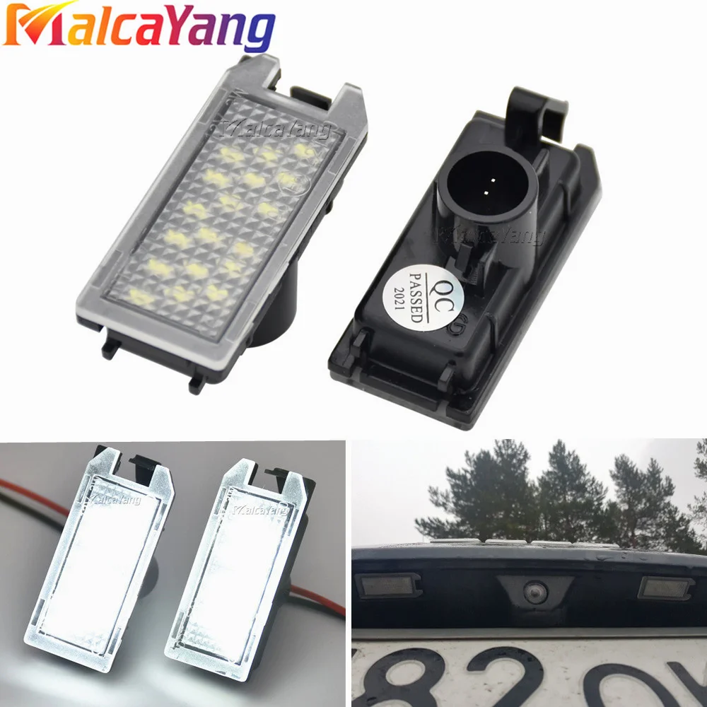 2X Canbus 18LED License Number Plate Light For 14-20 Jeep Grand Cherokee WK2 14-17 Compass Patriot 2015-2017 Dodge Viper 13-17