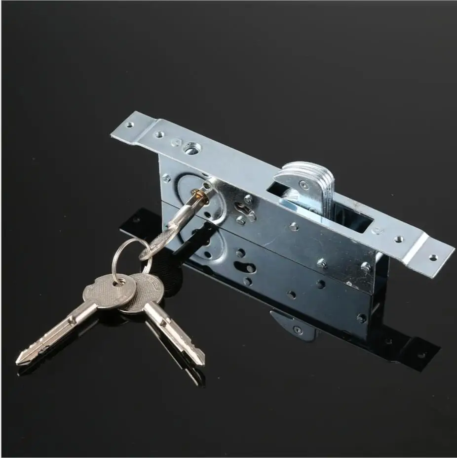 Aluminum Alloy Narrow Hook Tongue lock for Framed sliding door  / Hinged Hinged Gate Door hardware